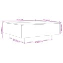 STOLIK KAWOWY CZARNY 80X80X31CM