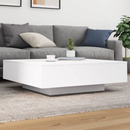 STOLIK KAWOWY Z OŚWIETLENIEM LED BIAŁY 100X100X31CM
