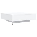 STOLIK KAWOWY Z OŚWIETLENIEM LED BIAŁY 100X100X31CM