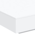 STOLIK KAWOWY Z OŚWIETLENIEM LED BIAŁY 100X100X31CM