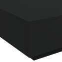 STOLIK KAWOWY Z OŚWIETLENIEM LED CZARNY 80X80X31CM