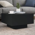 STOLIK KAWOWY Z PODŚWIETLENIEM LED CZARNY 55X55X31CM