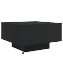 STOLIK KAWOWY Z PODŚWIETLENIEM LED CZARNY 55X55X31CM