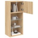 SZAFKA TV Z LED DĄB SONOMA 40,5X30X90CM