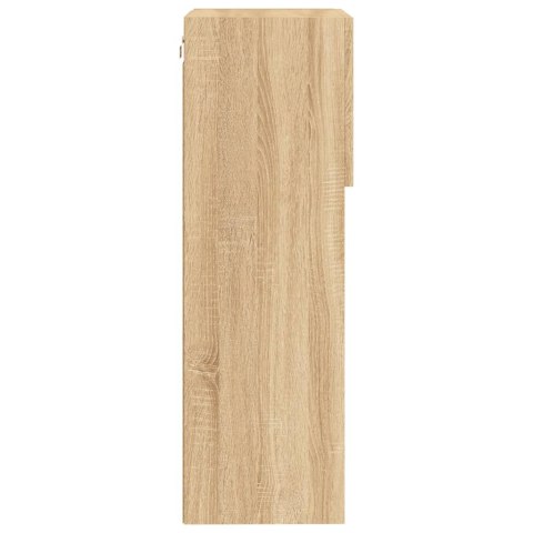 SZAFKA TV Z LED DĄB SONOMA 40,5X30X90CM