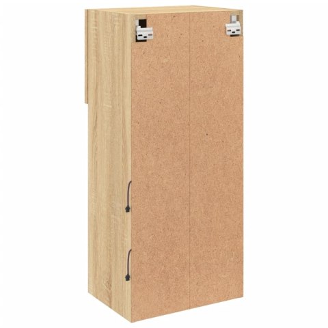 SZAFKA TV Z LED DĄB SONOMA 40,5X30X90CM