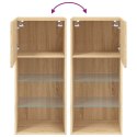 SZAFKA TV Z LED DĄB SONOMA 40,5X30X90CM
