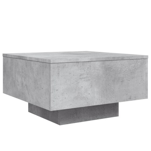 STOLIK KAWOWY SZAROŚĆ BETONU 55X55X31CM