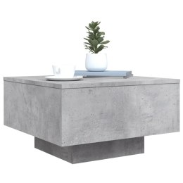 STOLIK KAWOWY SZAROŚĆ BETONU 55X55X31CM