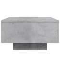 STOLIK KAWOWY SZAROŚĆ BETONU 55X55X31CM