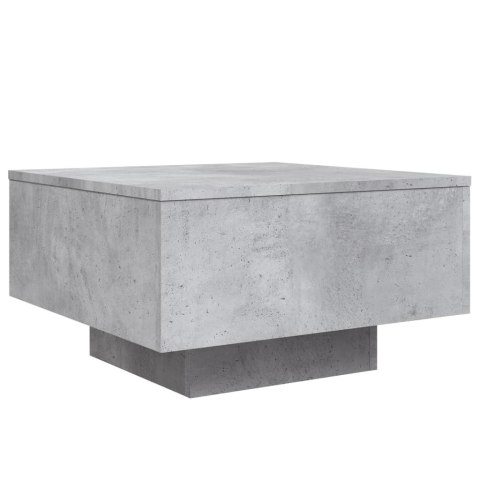STOLIK KAWOWY SZAROŚĆ BETONU 55X55X31CM