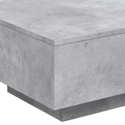 STOLIK KAWOWY SZAROŚĆ BETONU 55X55X31CM