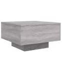 STOLIK KAWOWY SZARY DĄB SONOMA 55X55X31CM