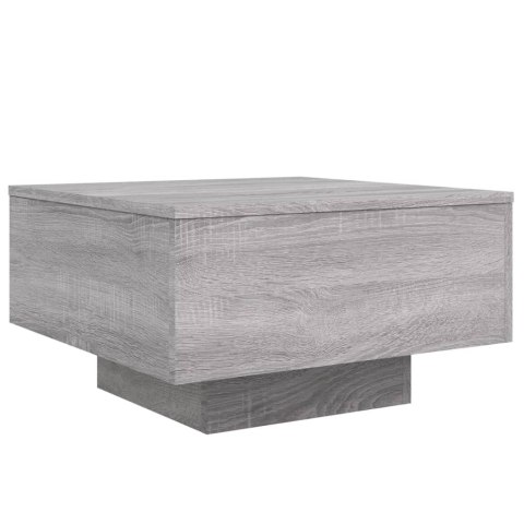 STOLIK KAWOWY SZARY DĄB SONOMA 55X55X31CM