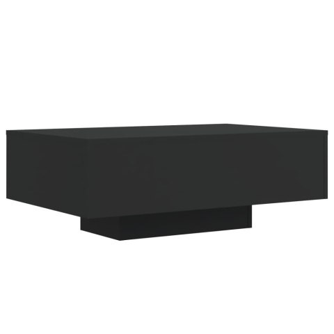 STOLIK KAWOWY Z OŚWIETLENIEM LED CZARNY 85X55X31CM
