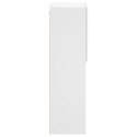 SZAFKA TV, Z LED, BIAŁA, 30,5X30X102 CM