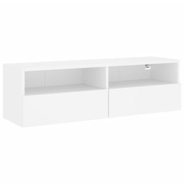 ŚCIENNA SZAFKA TV BIAŁA 100X30X30CM