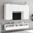 ŚCIENNA SZAFKA TV BIAŁA 100X30X30CM