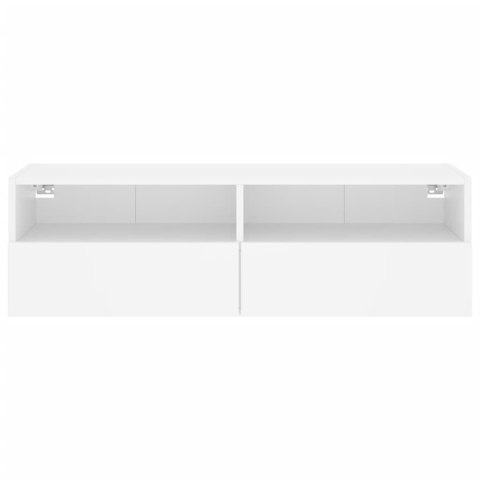 ŚCIENNA SZAFKA TV BIAŁA 100X30X30CM