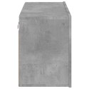 ŚCIENNA SZAFKA TV SZAROŚĆ BETONU 80X30X41CM