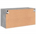 ŚCIENNA SZAFKA TV SZAROŚĆ BETONU 80X30X41CM