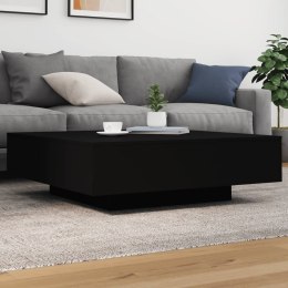 STOLIK KAWOWY Z OŚWIETLENIEM LED CZARNY 100X100X31CM