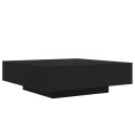 STOLIK KAWOWY Z OŚWIETLENIEM LED CZARNY 100X100X31CM
