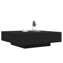 STOLIK KAWOWY Z OŚWIETLENIEM LED CZARNY 100X100X31CM