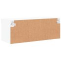 SZAFKA TV Z OŚWIETLENIEM LED BIAŁA 80X30X30CM