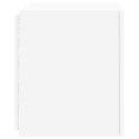 ŚCIENNE SZAFKI TV Z LED, 2 SZT., BIAŁE, 40,5X35X40 CM