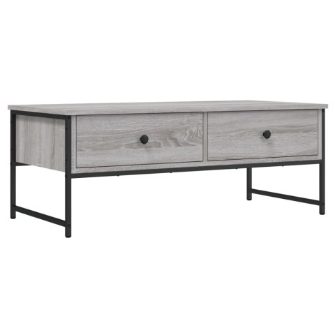 STOLIK KAWOWY SZARY DĄB SONOMA 101X49X39,5CM
