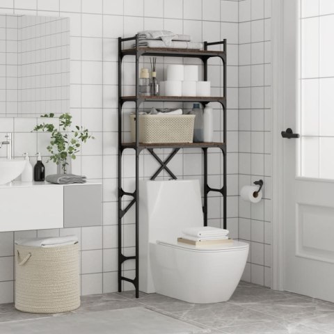 REGAŁ NAD PRALKĘ BRĄZOWY DĄB 67X25X163CM