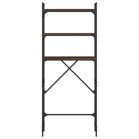 REGAŁ NAD PRALKĘ BRĄZOWY DĄB 67X25X163CM