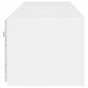 ŚCIENNE SZAFKI TV Z LED 2 SZT. BIAŁE 80X35X31CM