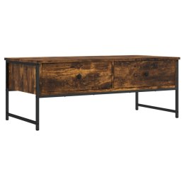 STOLIK KAWOWY PRZYDYMIONY DĄB 101X49X39,5CM