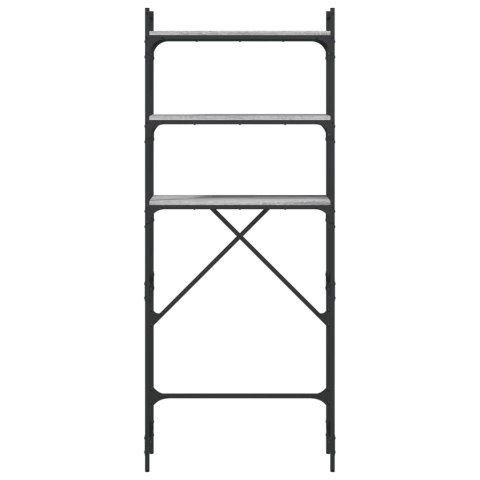 REGAŁ NAD PRALKĘ SZARY DĄB SONOMA 67X25X163CM