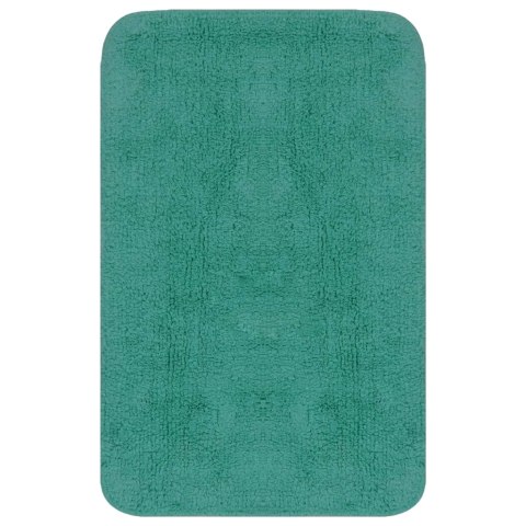 ZESTAW MAT DYWANIKÓW ŁAZIENKOWYCH 3-CZĘŚC. TURKUS