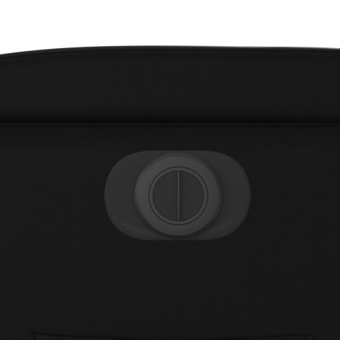 ELEKTRYCZNY FOTEL ROZKŁADANY CZARNY OBITY SZTUCZNĄ SKÓRĄ