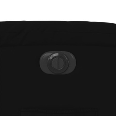 ELEKTRYCZNY FOTEL ROZKŁADANY CZARNY OBITY SZTUCZNĄ SKÓRĄ