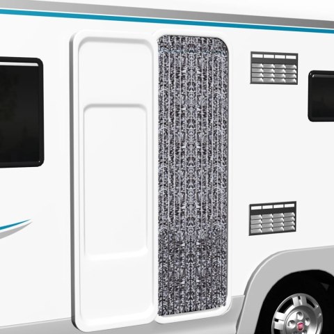 ZASŁONA PRZECIWKO OWADOM BRĄZOWO-BEŻOWA 90X200CM SZENIL