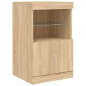SZAFKA Z OŚWIETLENIEM LED DĄB SONOMA 41X37X67CM