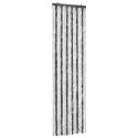 ZASŁONA PRZECIWKO OWADOM SZAROŚĆ I BIEL 56X185CM SZENIL