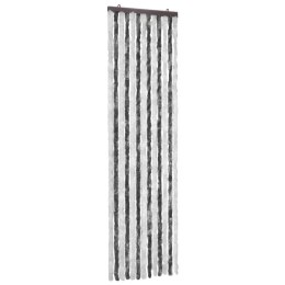 ZASŁONA PRZECIWKO OWADOM SZAROŚĆ I BIEL 56X185CM SZENIL