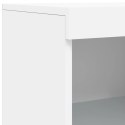 SZAFKA Z OŚWIETLENIEM LED, BIAŁA, 41X37X100 CM