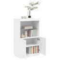 SZAFKA Z OŚWIETLENIEM LED BIAŁA 60,5X37X100CM