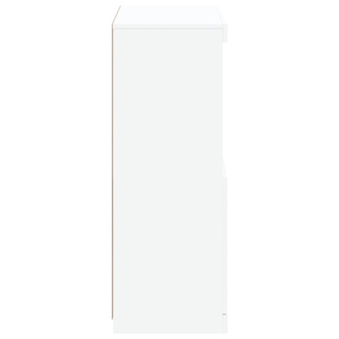 SZAFKA Z OŚWIETLENIEM LED BIAŁA 60,5X37X100CM