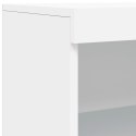 SZAFKA Z OŚWIETLENIEM LED BIAŁA 60,5X37X100CM