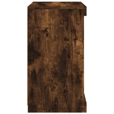 SZAFKA Z OŚWIETLENIEM LED PRZYDYMIONY DĄB 41X37X67CM