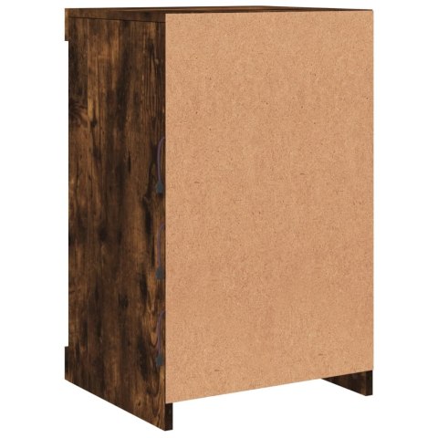 SZAFKA Z OŚWIETLENIEM LED PRZYDYMIONY DĄB 41X37X67CM