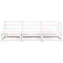 OGRODOWA SOFA 3-OSOBOWA BIAŁA LITE DREWNO SOSNOWE